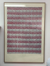 Andy Warhol '100 Cans" Poster Signed by Andy Warhol