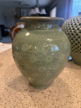 Antique Korean pottery vase