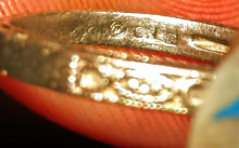 Vintage Filigree Ring by C.G.D.