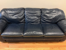 chateaux d'ax leather sofa 1997