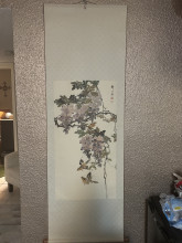 Japanese handpainted scroll
