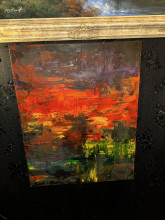 Untitled Abstract (2015)  Oil on Canvas 24 × 30 in