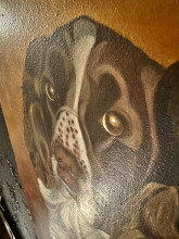 Sporting Dog Portrait (English Springer Spaniel), Signed E.B. Lawrence