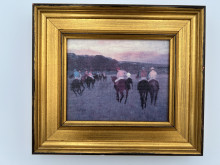 Race horses, c 1880 Edgar Degas