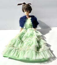 Vintage Original 1962 Black Raven Bubblecut Barbie