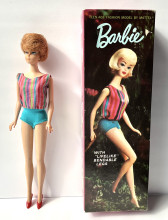Vintage Titian Bubblecut Bendable Leg Barbie with Original Box
