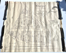 Antique Surveyor's Map of Longview Subdivision in the District of Columbia