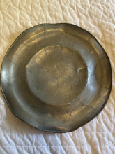 Chinese pewter plate