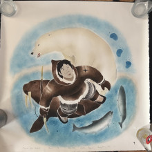  Andrew Qappik original painting 