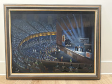 Oil painting “Inside the Opry” 