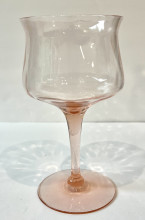 Vintage Depression Glass Wine Goblet