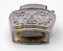 nephrite jade carved vessel 