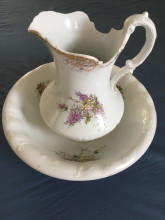 Antique Wash Basin and Pitcher Set