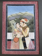 Mughal /Rajasthani Indian Miniature Painting