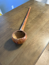 Primitive Wooden Water Dipper