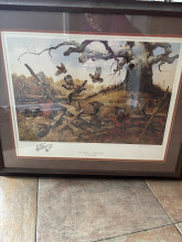 Fred Sweney The Hedgehoppers - Bobwhite Quail, artist proof, numbered 9/40 