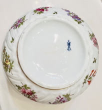  Meissen Porcelain Gilt Bronze Rococo Revival Urn Perfume Burner