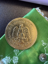 Mexican coin 50 pesos