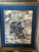 11.5x14 Bone Etching 