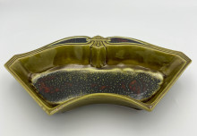 Green art deco looking tray