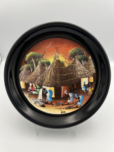 Hand painted plate signed Gem 96