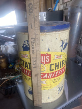 Vintage Lays Potato Chip Canister