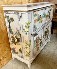 Bon Marche White Bar Hutch