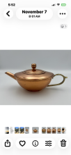 Copper tea pot