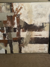 Mid Century Oil Painting signed bottom right