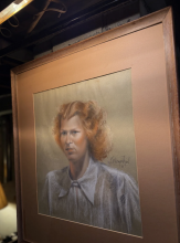 Early 20th Century American Pastel Portrait by T. Coleman Hill (c. 1905–1915)