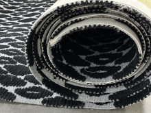Stark wool and silver lurex rug