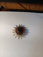 starburst brooch