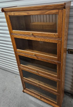 Barrister (Lawyer) Bookcase Glass Doors Bookshelf Book Case Shelf