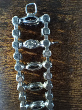 costume bracelet - blue & white