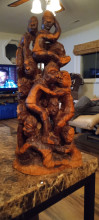 Hand carved jamaican art