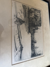 Whistler etching