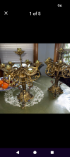 Brass candelabra