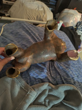 Bronze bulldog sculpture 