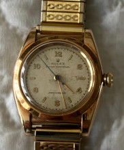 Rolex bubbleback men's watch