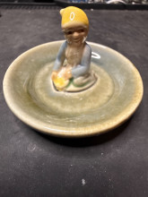 Irish Porcelain Figurine Dish
