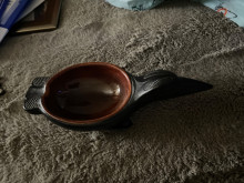 Native American Pottery Bird Bowl