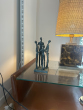 Abstract Bronze Sculpture of Figures