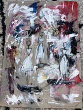 Abstract Mixed Media Artwork