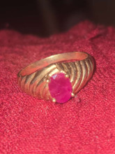 Ruby and Gold Ring