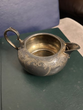 Antique Silver Creamer