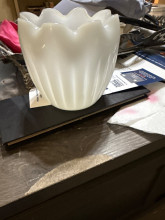 Milk Glass Vase