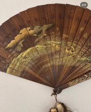 Japanese Lacquered Fan