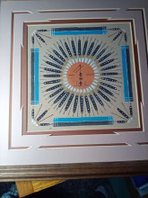 Navajo Sandpainting by Samuel Tsosie
