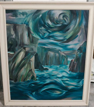 Abstract Seascape Painting