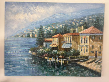 Coastal Landscape Oil Painting